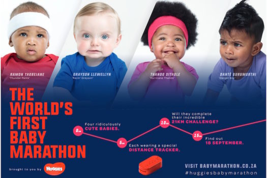 HUGGIES BRINGS US THE WORLD’S FIRST BABY MARATHON