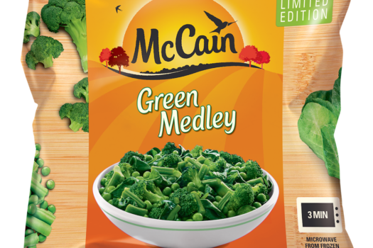 FOOD BRAND McCAIN LAUNCHES THE NEW GREEN MEDLEY MIX