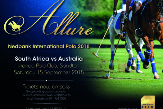 ALLURE IS BACK FOR THE NEDBANK INTERNATIONAL POLO