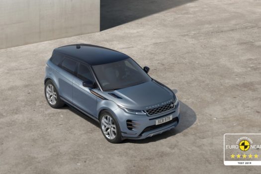 NEW RANGER EVOQUE AWARDED MAXIMUM SAFETY RATING