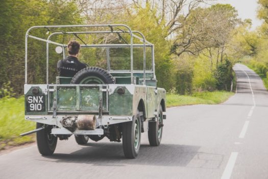 ORIGINAL LAUNCH LANDROVER FROM THE 60’S RETURNS TO THE ROAD