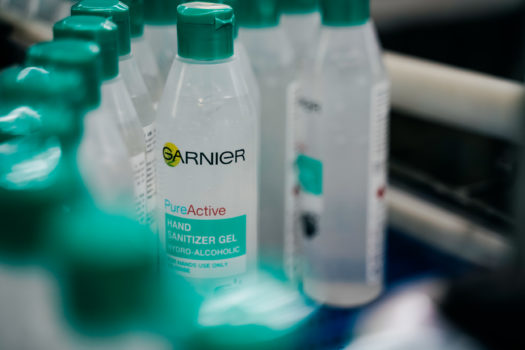L’OREAL PRODUCES HAND SANITISERS TO TO HELP FIGHT PANDEMIC