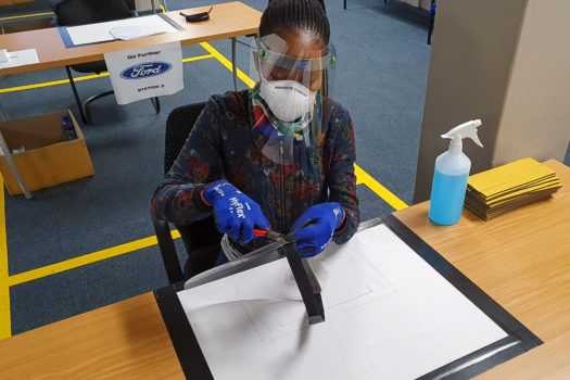 FORD SA WORKING WITH GOVERNMENT TO PRODUCE FACE SHIELDS FOR COVID19