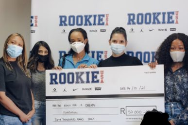 ROOKIE USA DONATES R50K TO REACH FOR A DREAM FOUNDATION