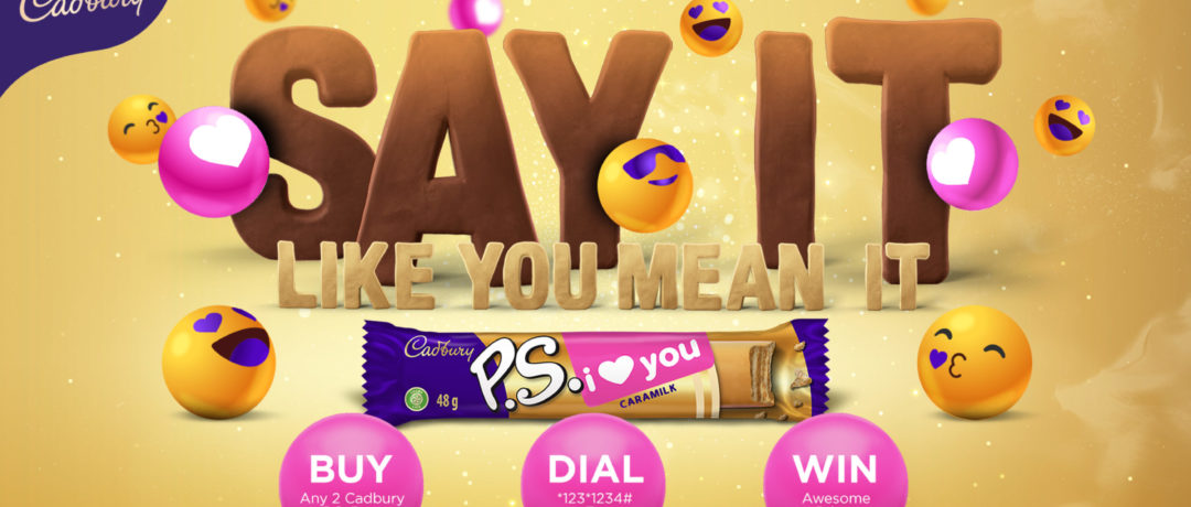 SPREAD THE LOVE & SAY IT LIKE U MEAN IT WITH CADBURY P.S