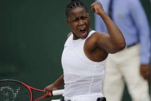 WHEELCHAIR TENNIS CHAMPION HEADS TO WIMBLEDON
