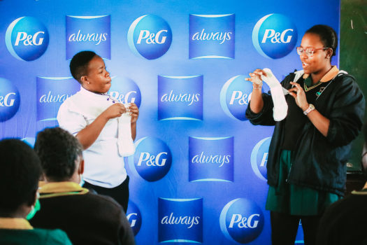 ALWAYS KEEPING GIRLS IN SCHOOL PROGRAMME PARTNER WITH GLOBAL CITIZEN
