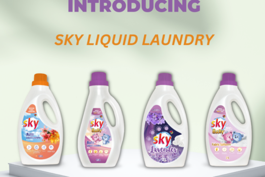 INTRODUCING THE NEXT GEN OF LAUNDRY DETERGENTS WITH SKY LIQUID