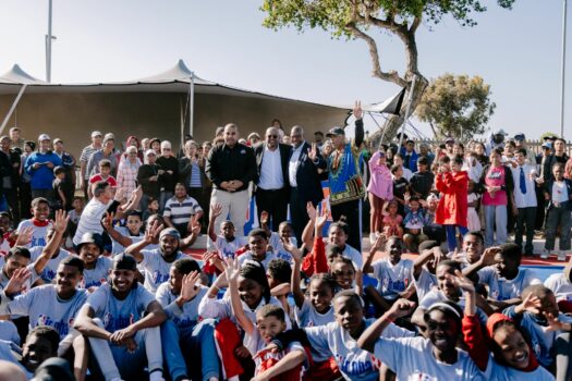 NBA AFRICA & FOREST WHITAKER UNVEIL REFURBISHED COURT IN CAPE TOWN
