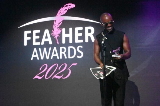 A SOULFUL CALL TO ‘PAUSE, LOOK AND LISTEN TO YOUR HEART’ AT THE FEATHER AWARDS