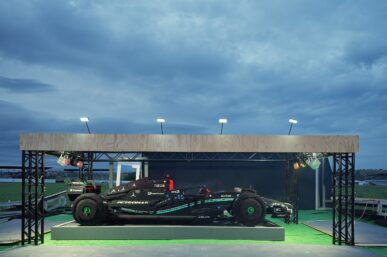 LIFE-SIZE LEGO® MERCEDES-AMG F1 CAR TAKES THE FAST LANE ON SA’S CIRCUIT