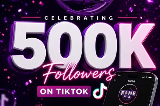 POPULAR BLOG FAME SA’s CELEBRATES 500K TIKTOK MILESTONE