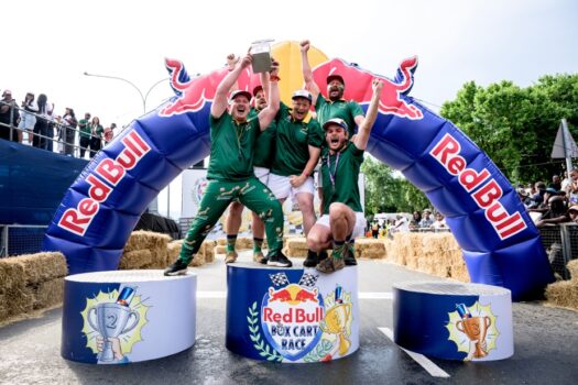 LIVINGROOM REFEREES TAKE OVER SANDTON DRIVE AS RED BULL BOX CART HITS JOBURG